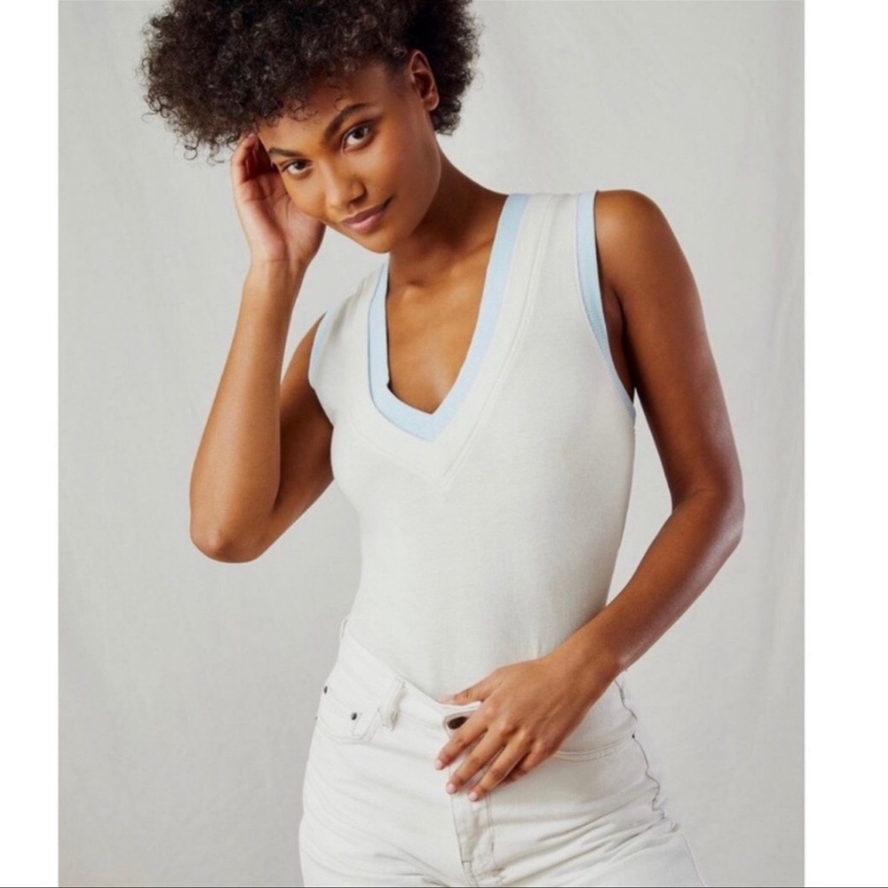 NWT Free People Cozy Cool Girl Tank Bodysuit